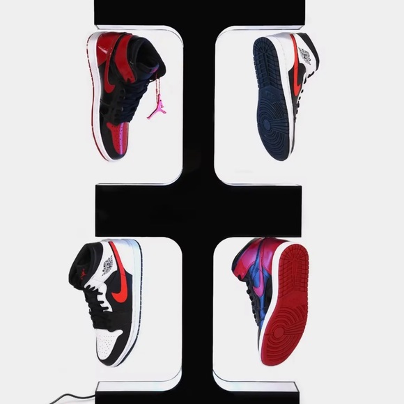 LED Sneaker Basel Stackable Magnetic Levitation Sneaker Display - Picture 1 of 16
